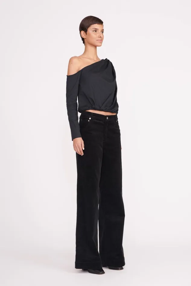 Women STAUD Tops ANIKA TOP BLACK Women STAUD Tops ANIKA TOP BLACK