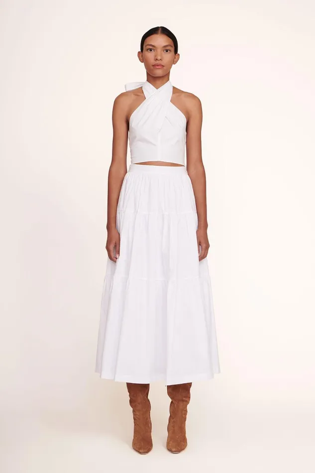 Women STAUD Tops KAI TOP WHITE Women STAUD Tops KAI TOP WHITE