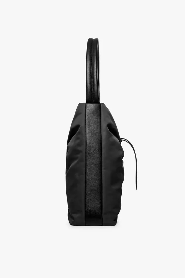 Women STAUD Totes FELIX NYLON TOTE BLACK