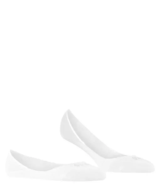 Women Step Medium Cut Women No Show Socks White FALKE No Show Socks