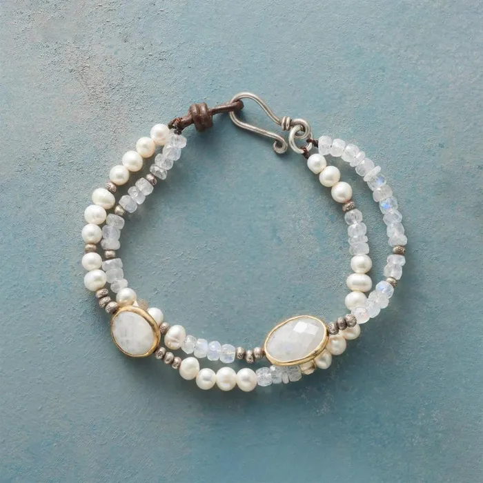 Women Sun Kissed Moonstone Bracelet Sundance Catalog Bracelets