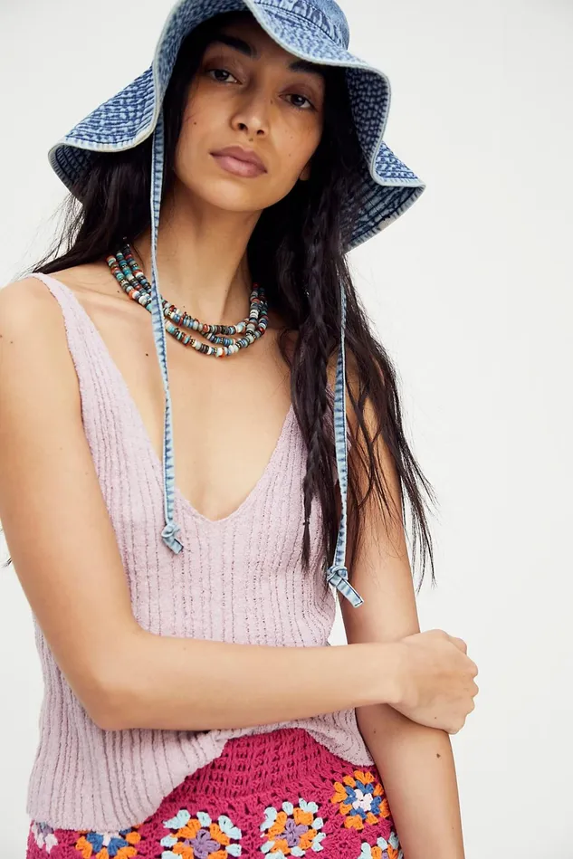 Women Sweaters Free People Thea Sweater Tank Bloom