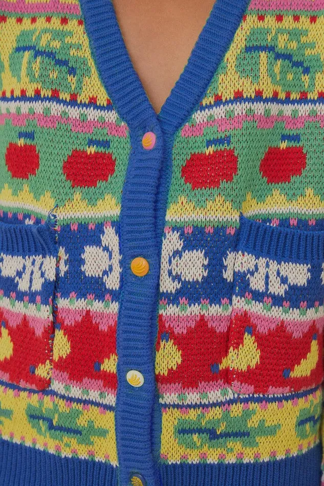 Women Sweet Orchard Knit Kids Cardigan Sweet Orchard Multicolor Kids FARM Rio Cardigans