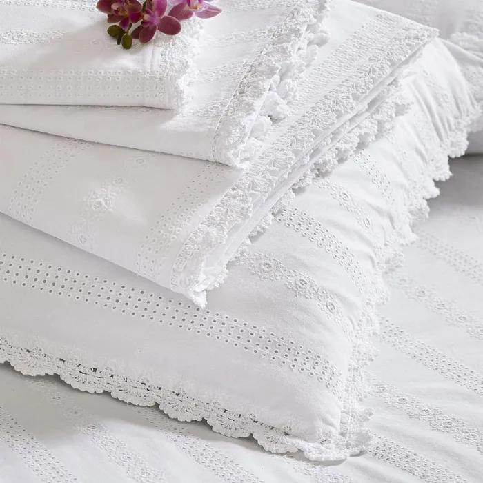 Women Sweet Simplicity Sham White Sundance Catalog Bedding and Bath Women Sweet Simplicity Sham White Sundance Catalog Bedding and Bath