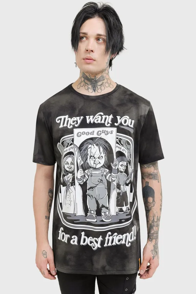 Women TShirts and Vests Killstar Hey There Friend TShirt