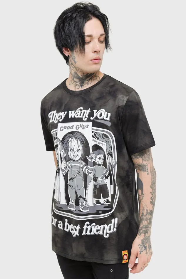 Women TShirts and Vests Killstar Hey There Friend TShirt