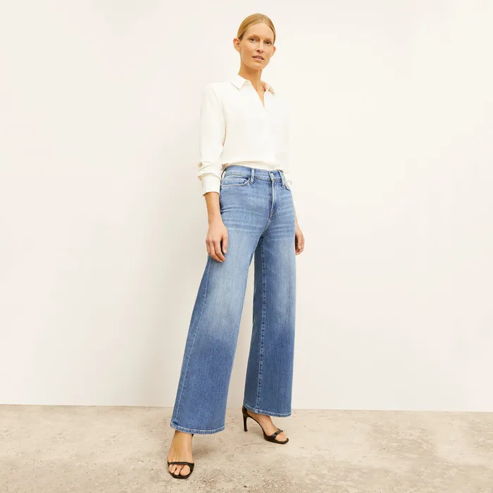 Women The Lagarde Shirt 8211 Eco Soft Wave Ivory Tops M M LaFleur