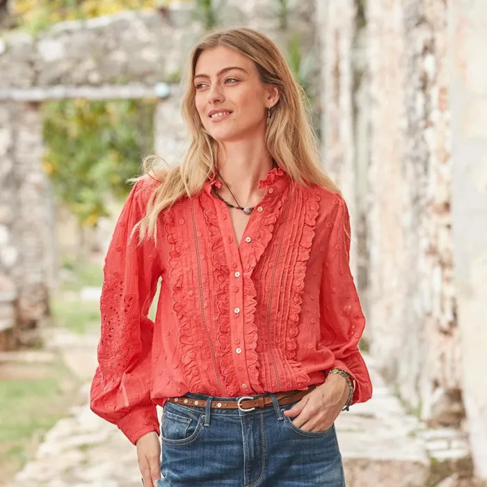 Women Tiffany Jo Shirt Orchid Sundance Catalog Tops Women Tiffany Jo Shirt Orchid Sundance Catalog Tops