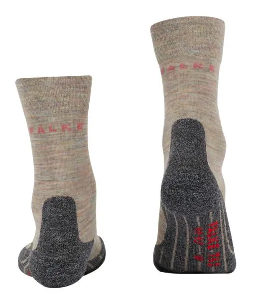 Women TK2 Explore Melange Women Trekking Socks Moon Mist FALKE Hiking Socks