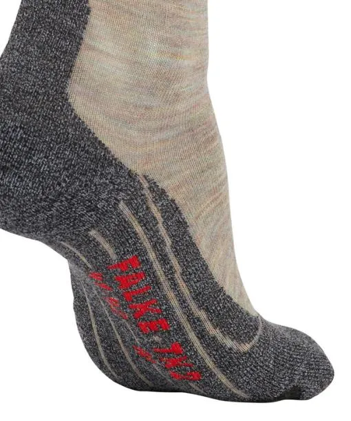 Women TK2 Explore Melange Women Trekking Socks Moon Mist FALKE Hiking Socks