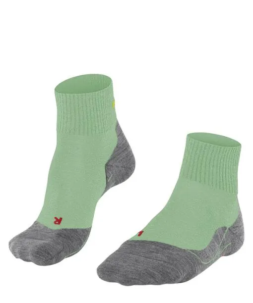 Women TK5 Wander Short Women Trekking Short Sock Quiet Green FALKE Hiking Socks