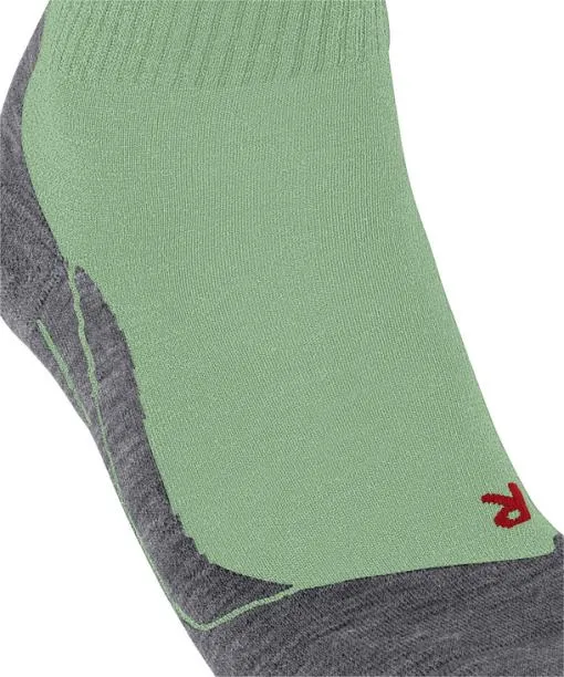 Women TK5 Wander Short Women Trekking Short Sock Quiet Green FALKE Hiking Socks
