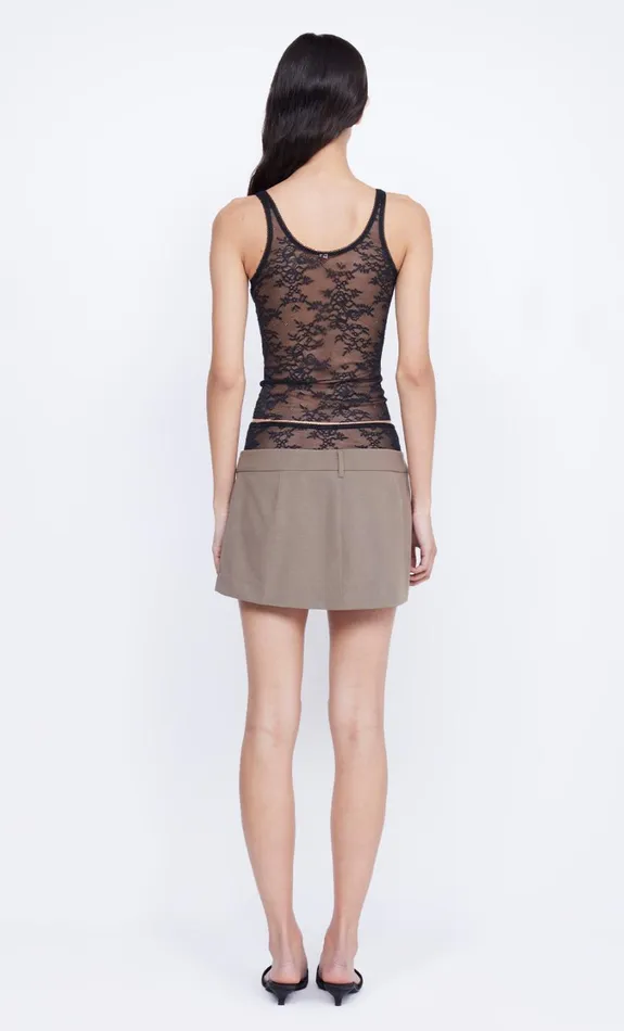 Women Tops Bec Bridge AVENIDA LACE TANK TOP Black