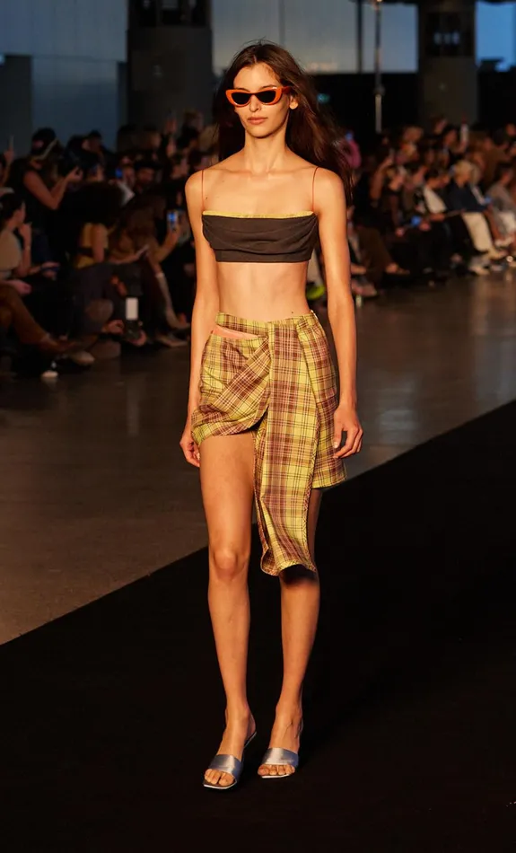 Women Tops Bec Bridge CRAWFORD BODICE Charcoal