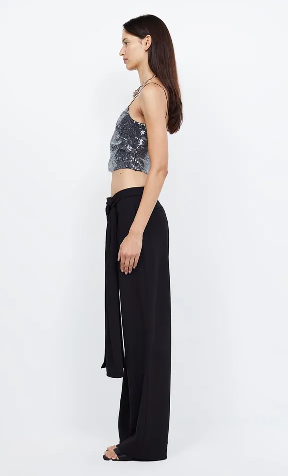 Women Tops Bec Bridge VENUS SEQUIN TANK Black