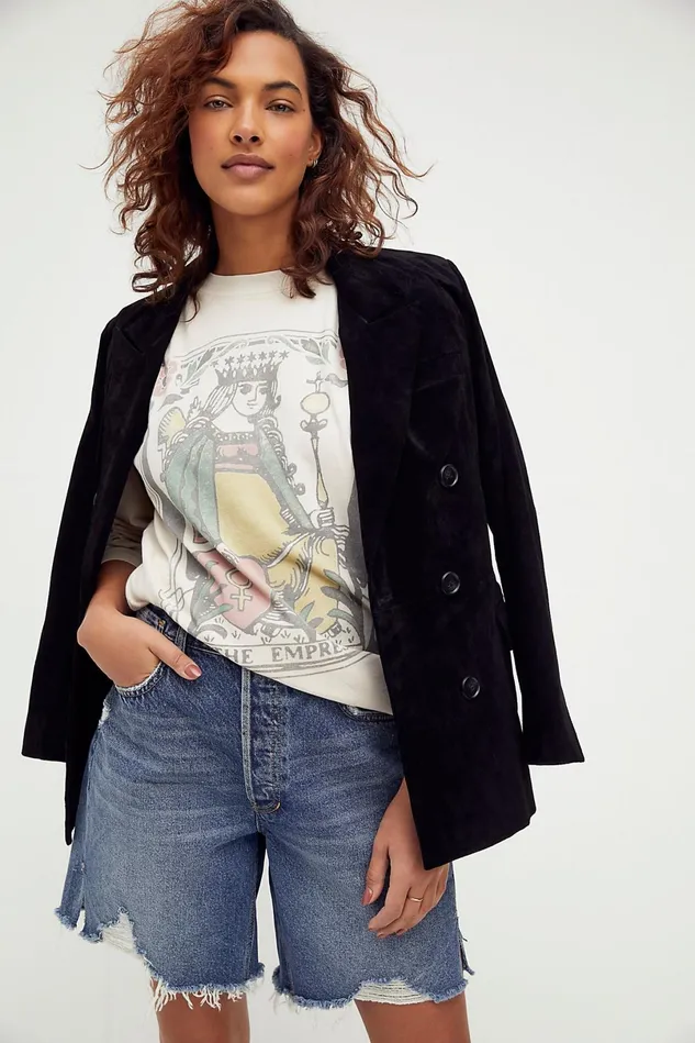 Women Tops Free People The Empress Oversized Long Sleeve Sand