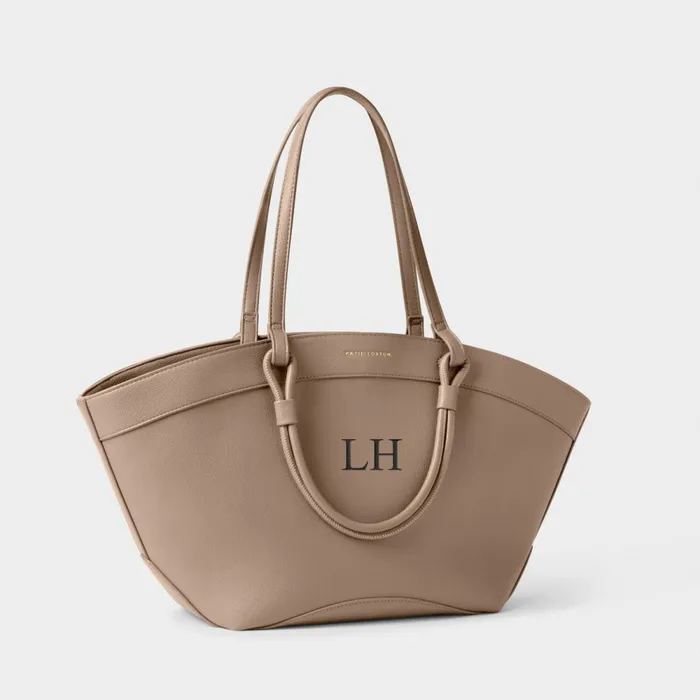 Women Tote Bags Katie Loxton Asha Tote Bag In Mocha 8211 Vegan Leather