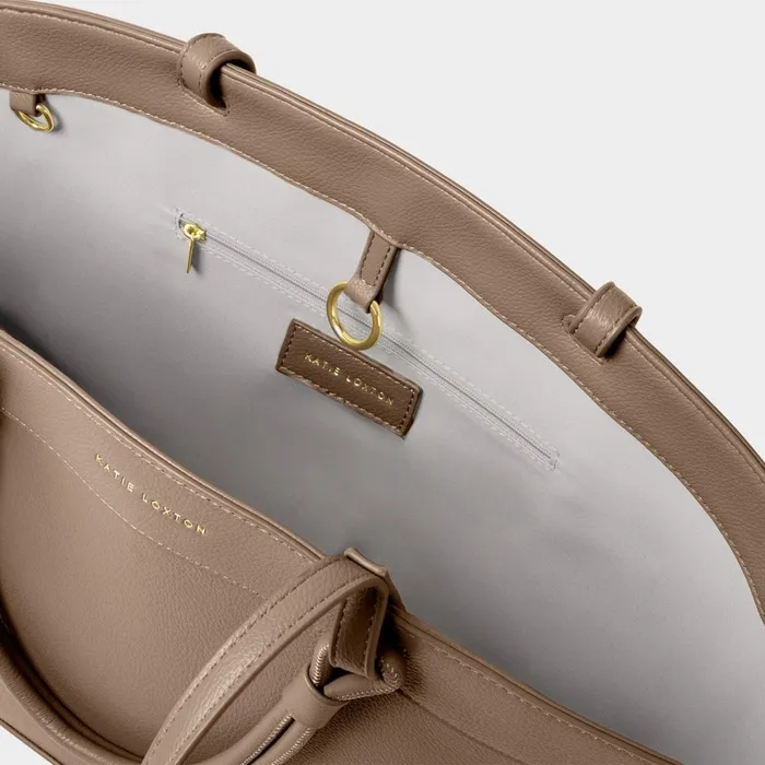 Women Tote Bags Katie Loxton Asha Tote Bag In Mocha 8211 Vegan Leather
