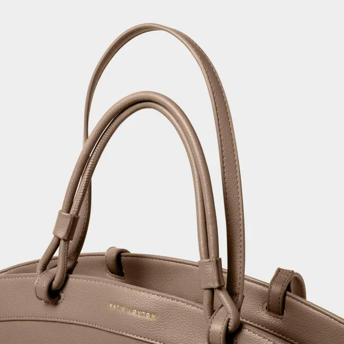 Women Tote Bags Katie Loxton Asha Tote Bag In Mocha 8211 Vegan Leather