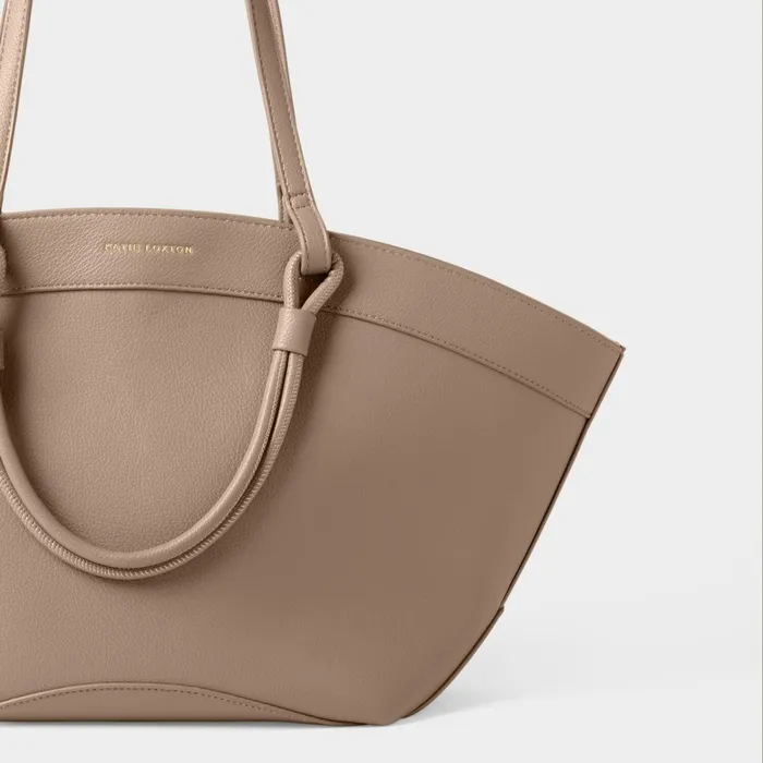 Women Tote Bags Katie Loxton Asha Tote Bag In Mocha 8211 Vegan Leather