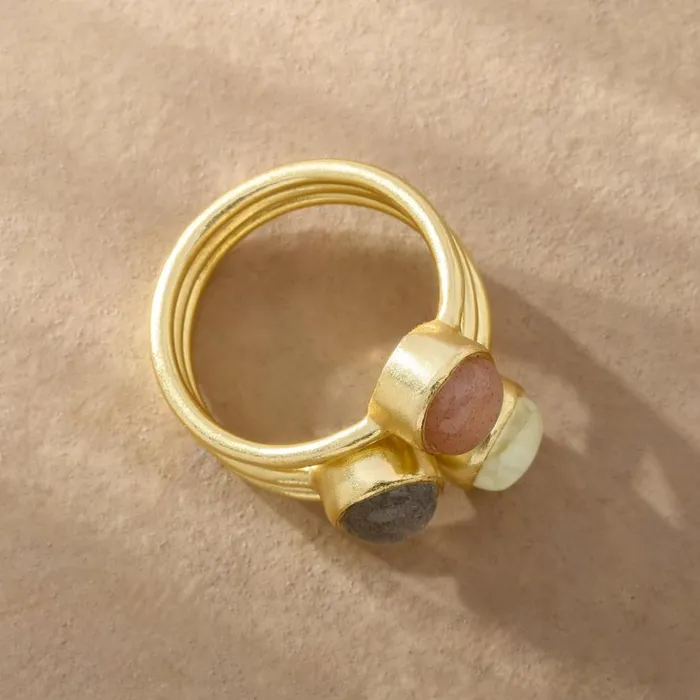 Women Triple Gemstone Ring Sundance Catalog Rings Women Triple Gemstone Ring Sundance Catalog Rings