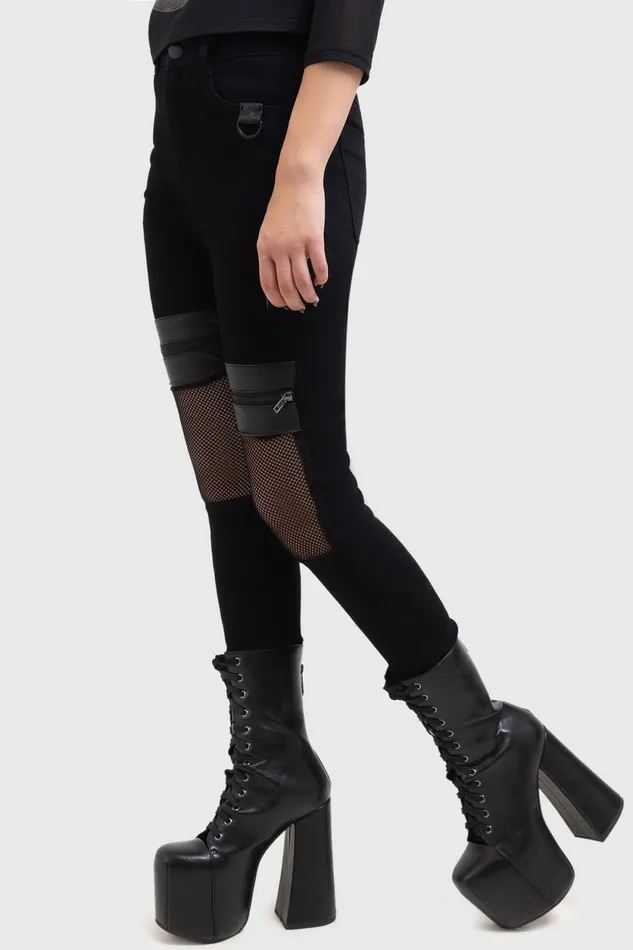 Women Trousers and Jeans Killstar Onyx Side Jeans