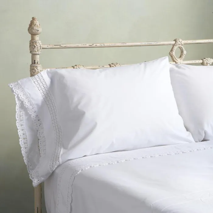 Women Trousseau Sheet Set Ecru Sundance Catalog Bedding and Bath