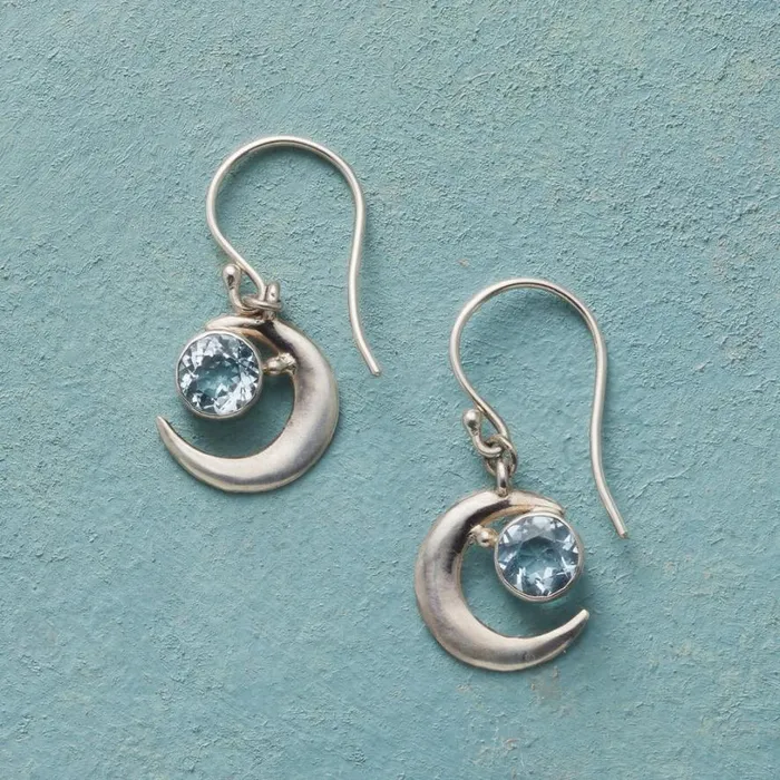 Women Two Moon Earrings Sundance Catalog Earrings