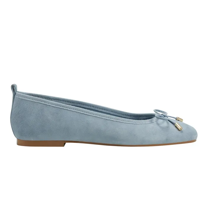 Women Ubet Slipon Casual Flat Light Blue Marc Fisher Loafers and Flats