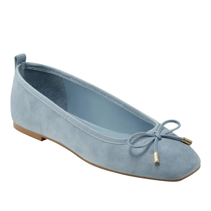 Women Ubet Slipon Casual Flat Light Blue Marc Fisher Loafers and Flats