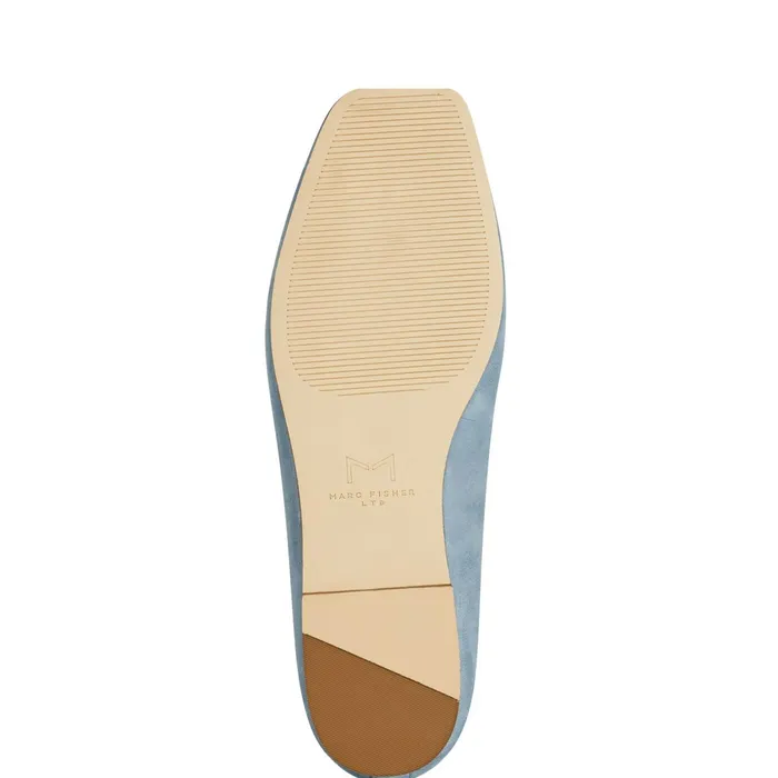 Women Ubet Slipon Casual Flat Light Blue Marc Fisher Loafers and Flats