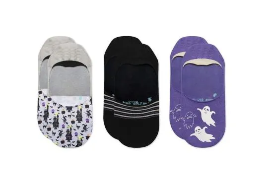 Women Ultimate No Show Socks Ghosts 3 Pack Multi Ghosts TOMS Socks