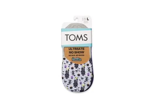 Women Ultimate No Show Socks Ghosts 3 Pack Multi Ghosts TOMS Socks