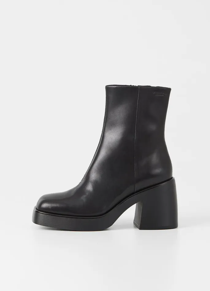Women Vagabond Boots BROOKE BOOTS Black Leather