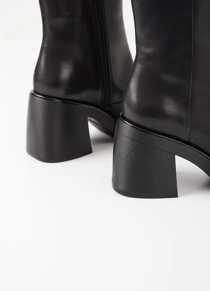 Women Vagabond Boots BROOKE BOOTS Black Leather