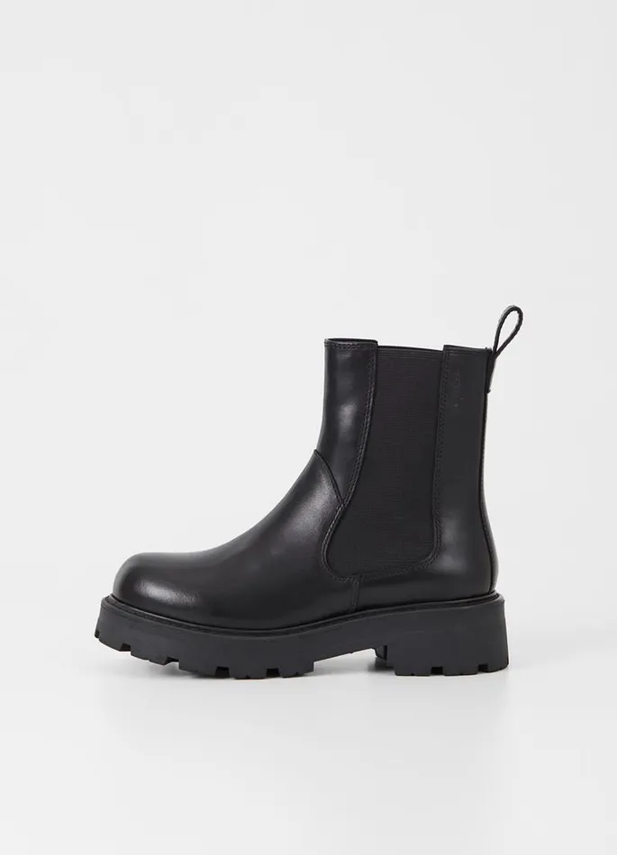 Women Vagabond Boots COSMO 20 BOOTS Black Leather