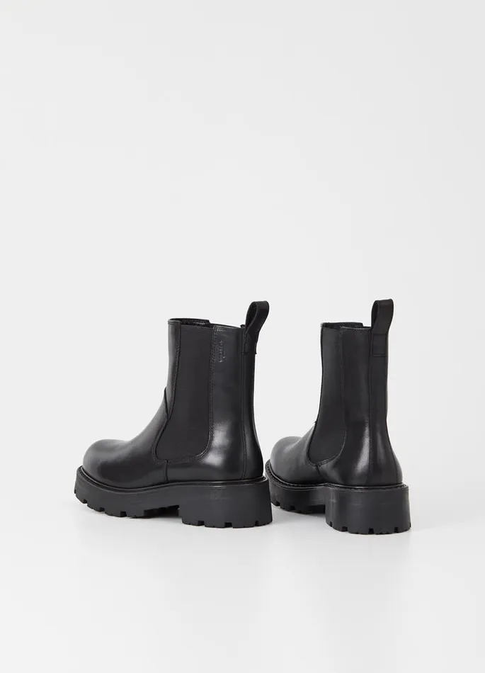 Women Vagabond Boots COSMO 20 BOOTS Black Leather
