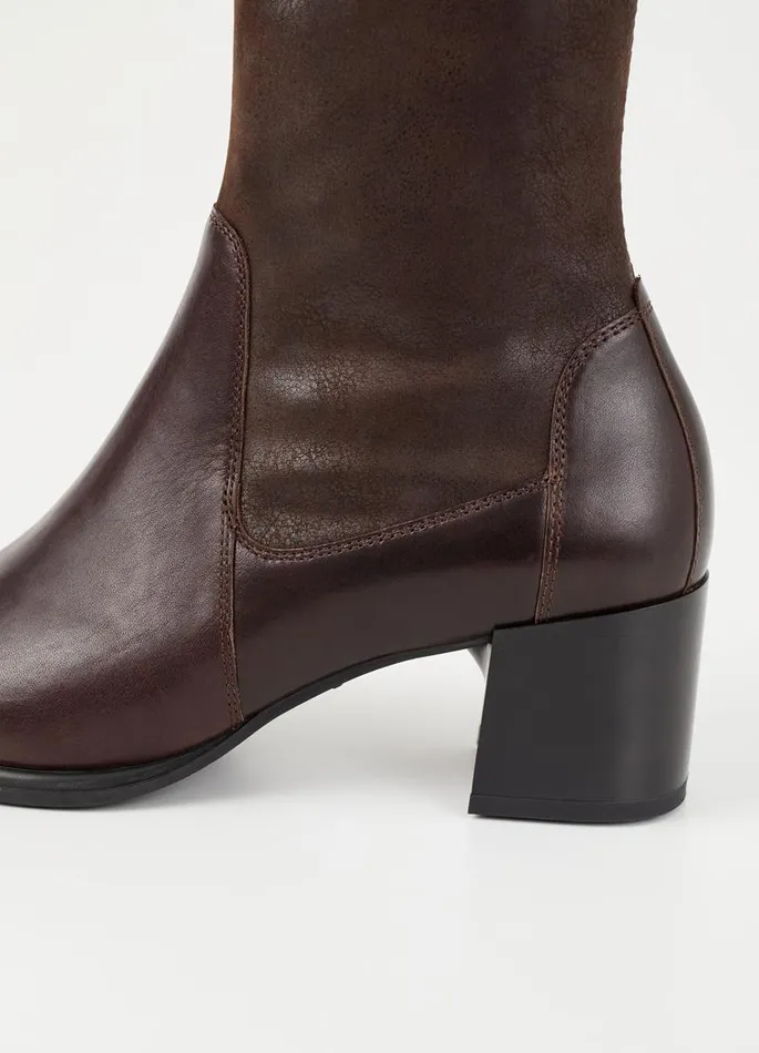 Women Vagabond Boots GISELLE BOOTS Brown Leathercomb