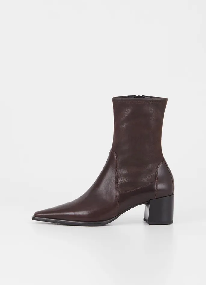 Women Vagabond Boots GISELLE BOOTS Brown Leathercomb