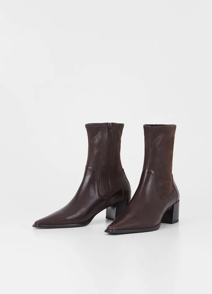 Women Vagabond Boots GISELLE BOOTS Brown Leathercomb
