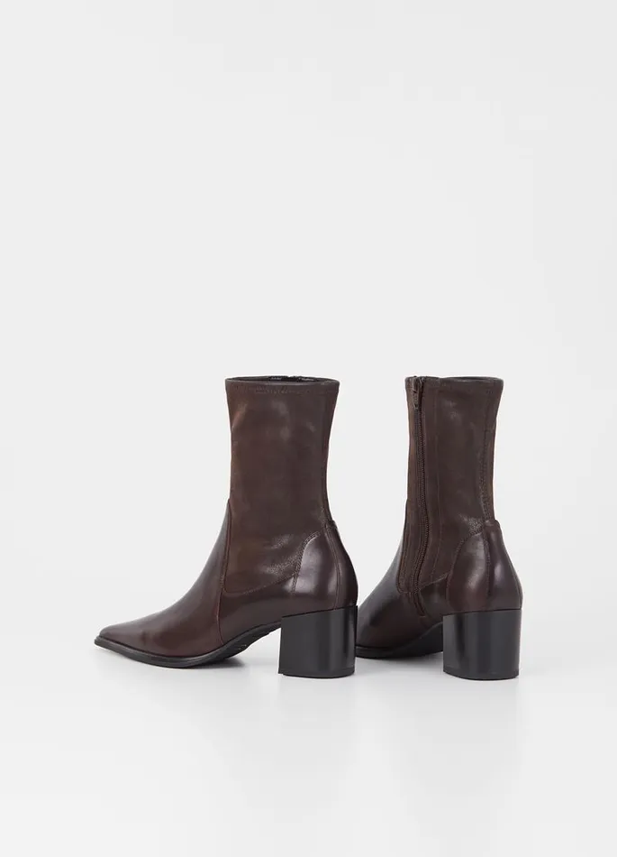 Women Vagabond Boots GISELLE BOOTS Brown Leathercomb