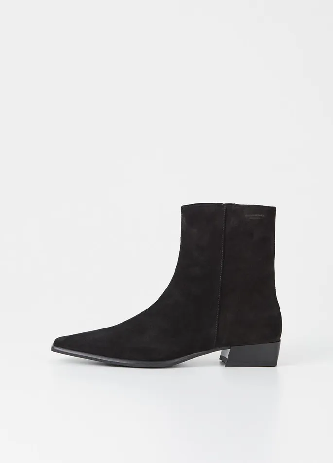 Women Vagabond Boots NELLA BOOTS Black Suede