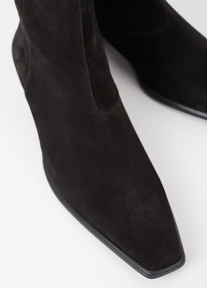 Women Vagabond Boots NELLA BOOTS Black Suede