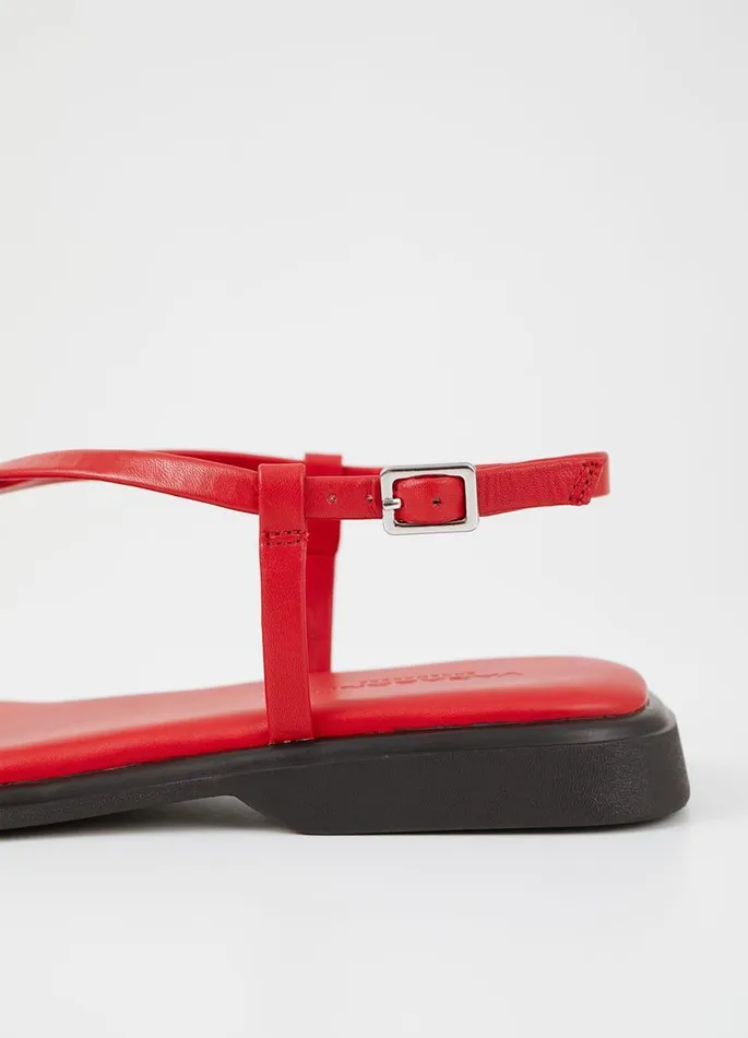 Women Vagabond Sandals IZZY SANDALS Red Leather
