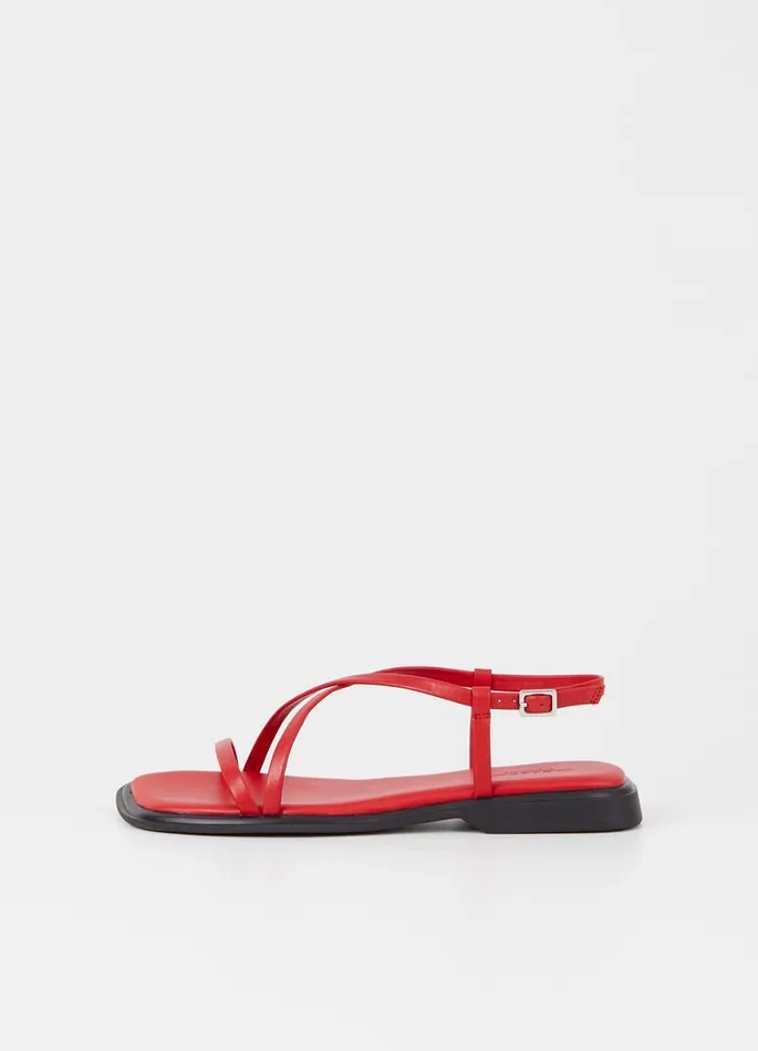Women Vagabond Sandals IZZY SANDALS Red Leather