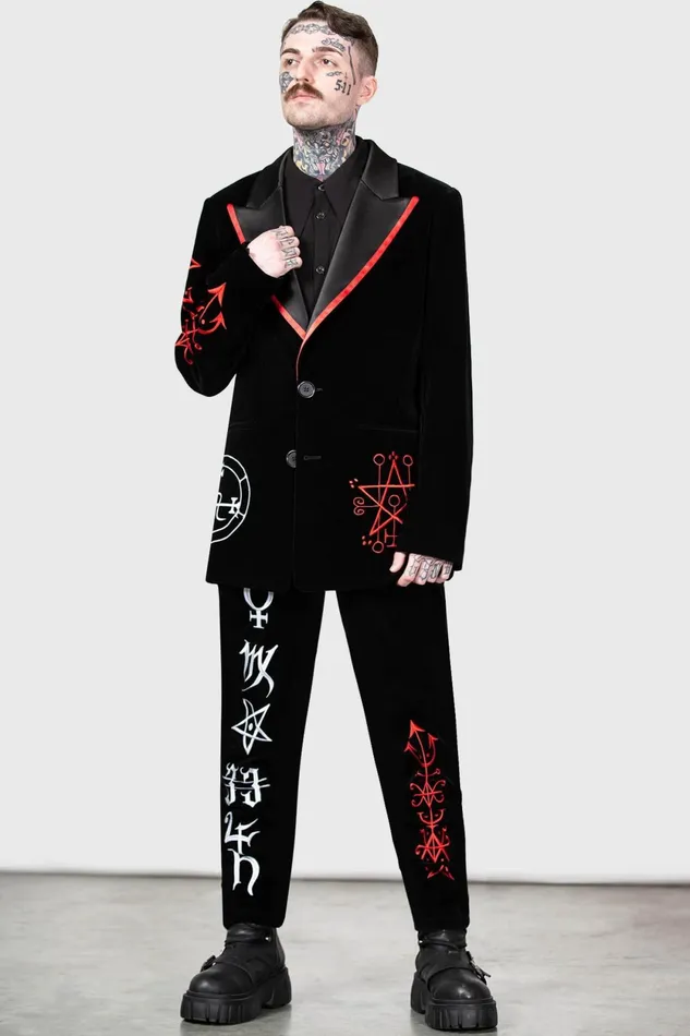 Women Velvet Killstar Beelzebub Jacket
