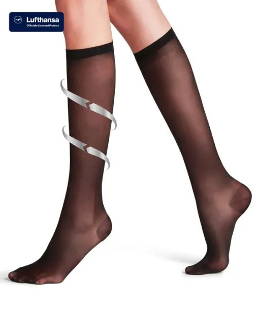 Women Vitalize 20 DEN Women Kneehigh Socks Black FALKE Functionals