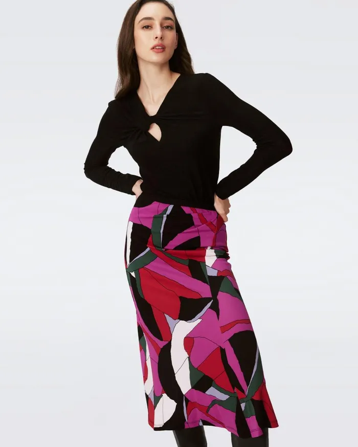 Women Whitley Skirt Huge Tendu DVF Skirts
