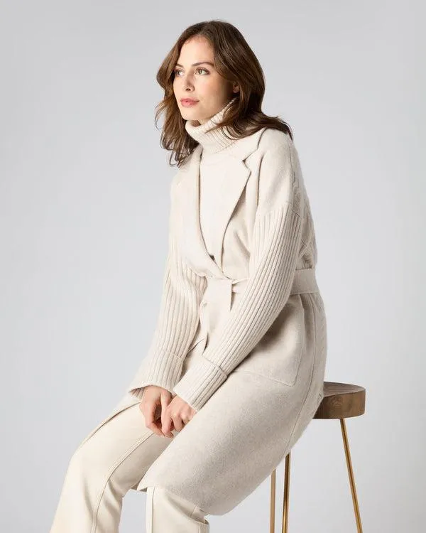 Women Women039s Cable Back Cashmere Coat PREORDERIn Ecru White Ecru White NPeal Coats and Jackets Women Women039s Cable Back Cashmere Coat PREORDERIn Ecru White Ecru White NPeal Coats and Jackets