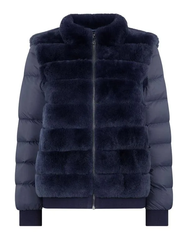 Women Women039s Detachable Sleeve GiletIn Dark Navy Dark Navy NPeal Coats and Jackets